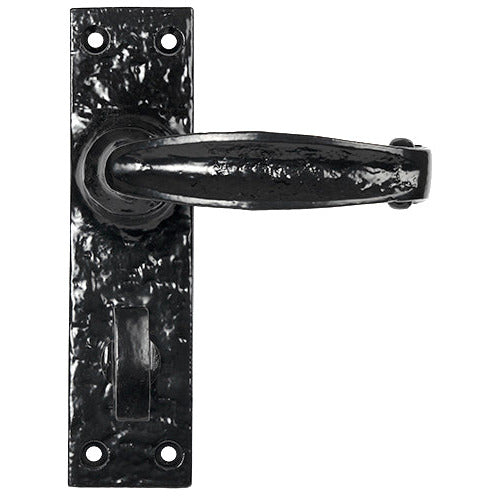 From The Anvil - MF Lever Bathroom Set - Black - 46575 - Choice Handles