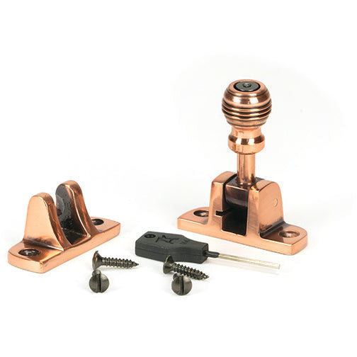 From The Anvil - Prestbury Brighton Fastener (Radiused) - Polished Bronze - 46588 - Choice Handles