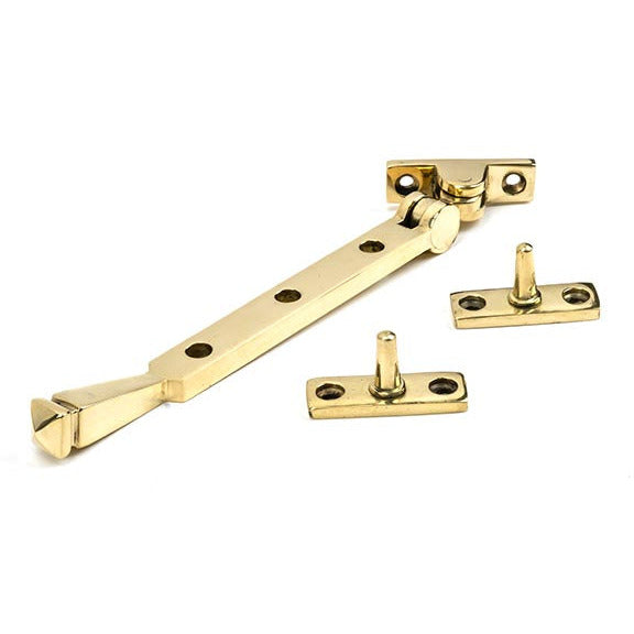 From The Anvil - 8" Avon Stay - Polished Brass - 46712 - Choice Handles