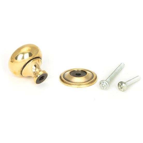 From The Anvil - Mushroom Cabinet Knob 32mm - Aged Brass - 46723 - Choice Handles