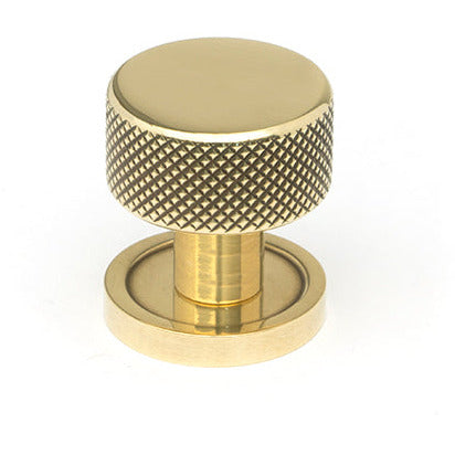 From The Anvil - Brompton Cabinet Knob - 25mm (Plain) - Aged Brass - 46814 - Choice Handles