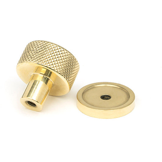 From The Anvil - Brompton Cabinet Knob - 25mm (Plain) - Polished Brass - 46816 - Choice Handles