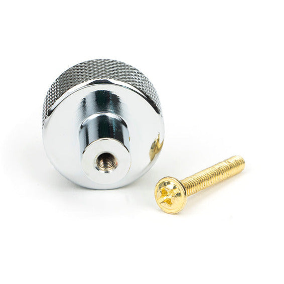 From The Anvil - Brompton Cabinet Knob - 25mm (No rose) - Polished Chrome - 46819 - Choice Handles