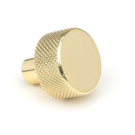 From The Anvil - Brompton Cabinet Knob - 25mm (No rose) - Polished Brass - 46820 - Choice Handles