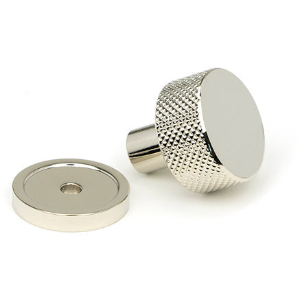 From The Anvil - Brompton Cabinet Knob - 25mm (Plain) - Polished Nickel - 46822 - Choice Handles