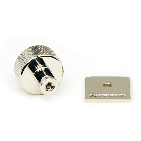 From The Anvil - Brompton Cabinet Knob - 25mm (Square) - Polished Nickel - 46825 - Choice Handles