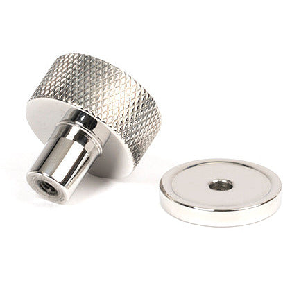 From The Anvil - Brompton Cabinet Knob - 25mm (Plain) - Polished Stainless Steel - 46846 - Choice Handles