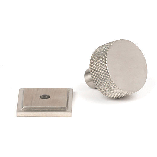 From The Anvil - Brompton Cabinet Knob - 25mm (Square) - Satin Stainless Steel - 46853 - Choice Handles