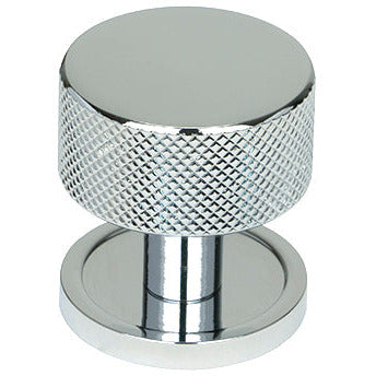 From The Anvil - Brompton Cabinet Knob - 32mm (Plain) - Polished Chrome - 46858 - Choice Handles
