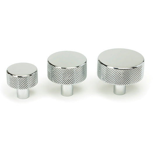 From The Anvil - Brompton Cabinet Knob - 32mm (No rose) - Polished Chrome - 46859 - Choice Handles