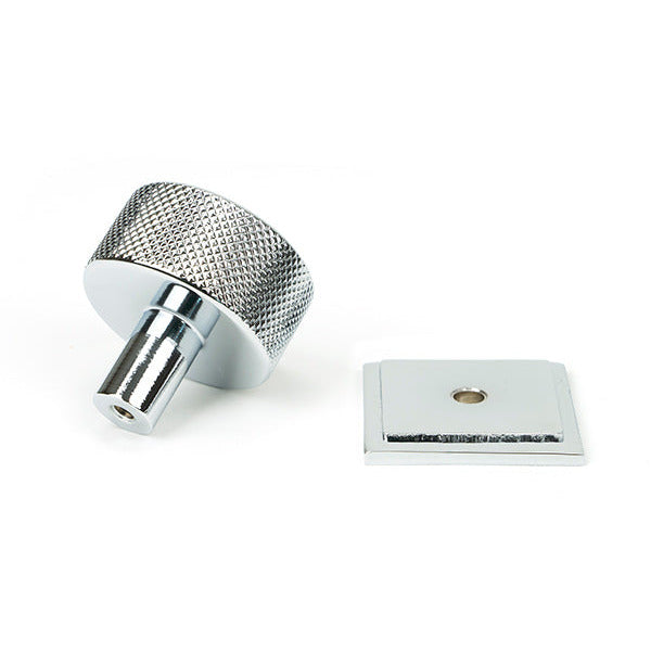 From The Anvil - Brompton Cabinet Knob - 32mm (Square) - Polished Chrome - 46861 - Choice Handles