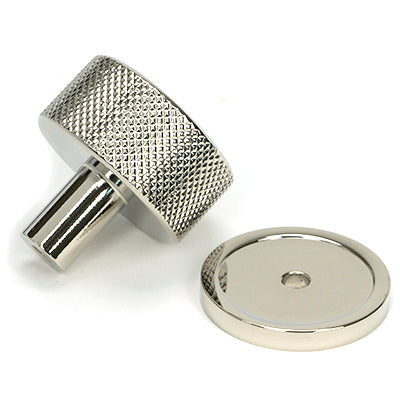 From The Anvil - Brompton Cabinet Knob - 32mm (Plain) - Polished Nickel - 46862 - Choice Handles