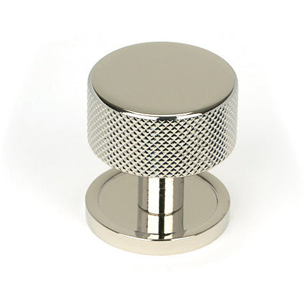 From The Anvil - Brompton Cabinet Knob - 32mm (Plain) - Polished Nickel - 46862 - Choice Handles