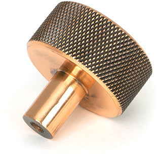 From The Anvil - Brompton Cabinet Knob - 32mm (No rose) - Polished Bronze - 46871 - Choice Handles