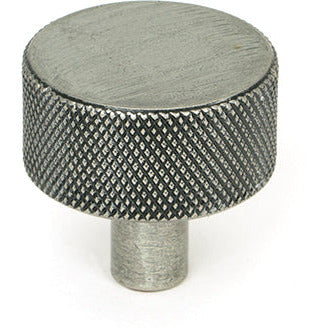 From The Anvil - Brompton Cabinet Knob - 32mm (No rose) - Pewter Patina - 46883 - Choice Handles