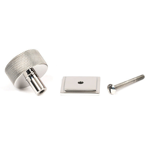 From The Anvil - Brompton Cabinet Knob - 32mm (Square) - Polished Stainless Steel - 46889 - Choice Handles