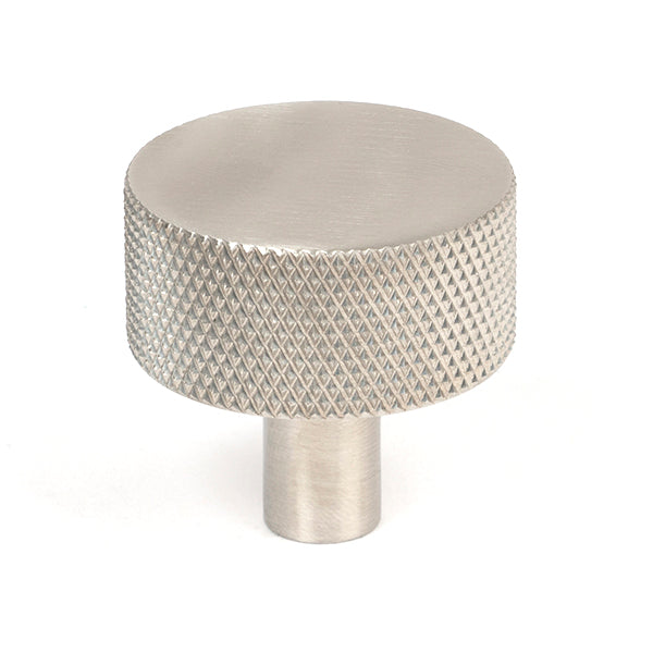 From The Anvil - Brompton Cabinet Knob - 32mm (No rose) - Satin Stainless Steel - 46891 - Choice Handles