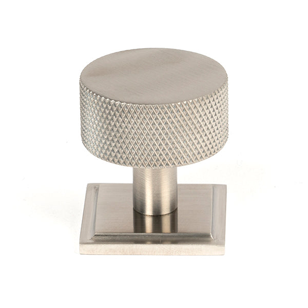 From The Anvil - Brompton Cabinet Knob - 32mm (Square) - Satin Stainless Steel - 46893 - Choice Handles