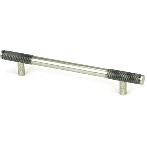 From The Anvil - Half Brompton Pull Handle - Medium - Pewter Patina - 46946 - Choice Handles