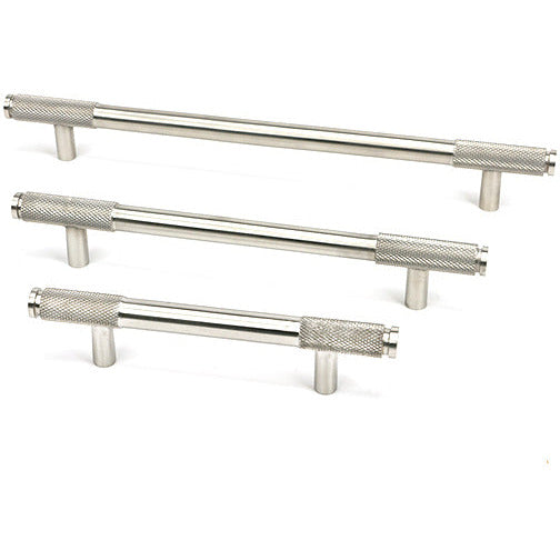 From The Anvil - Half Brompton Pull Handle - Large - Satin Stainless Steel - 46953 - Choice Handles