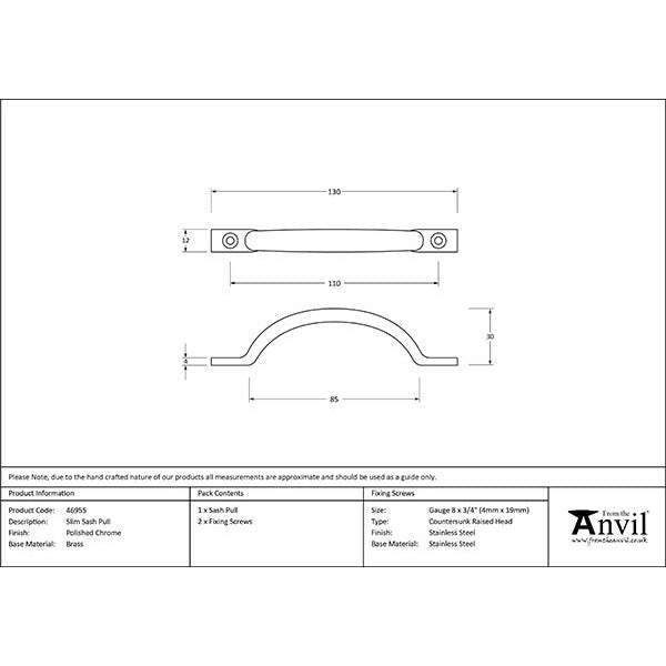 From The Anvil - Sash Eye Lift - Polished Bronze - 46955 - Choice Handles