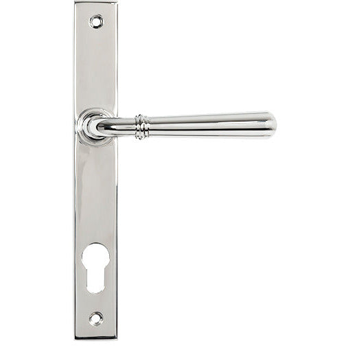 From The Anvil - Newbury Slimline Lever Espag. Lock Set - Polished Marine SS (316) - 47072 - Choice Handles