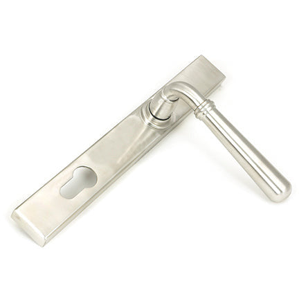 From The Anvil - Newbury Slimline Lever Espag. Lock Set - Satin Marine SS (316) - 47073 - Choice Handles