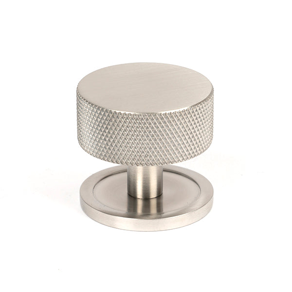 From The Anvil - Brompton Cabinet Knob - 38mm (Plain) - Satin Stainless Steel - 47096 - Choice Handles