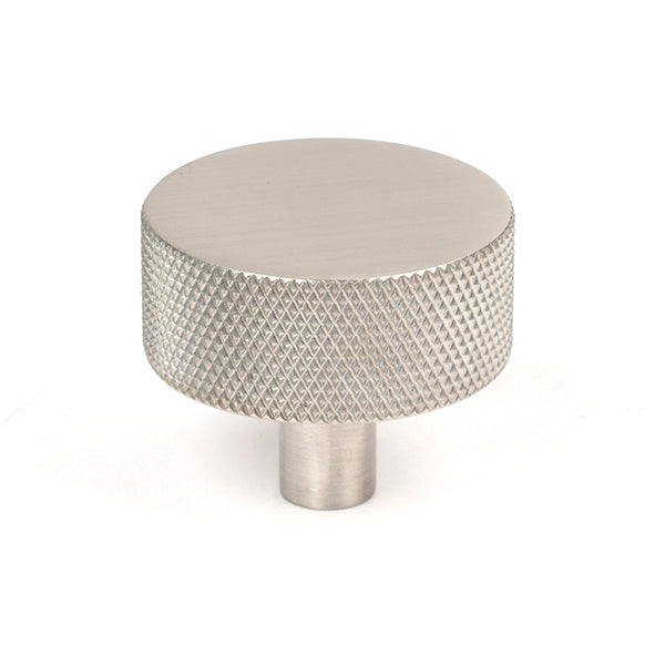 From The Anvil - Brompton Cabinet Knob - 38mm (No rose) - Satin Stainless Steel - 47097 - Choice Handles