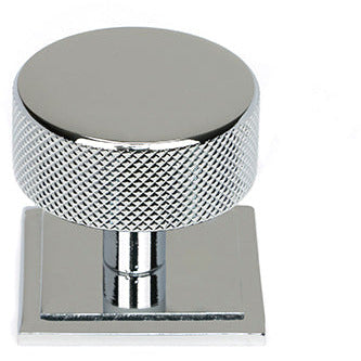 From The Anvil - Brompton Cabinet Knob - 38mm (Square) - Polished Chrome - 47144 - Choice Handles