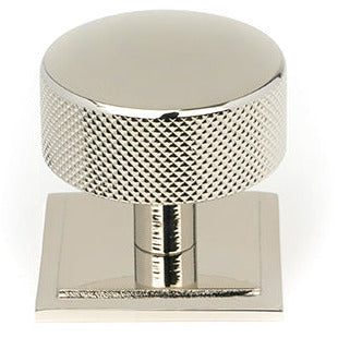 From The Anvil - Brompton Cabinet Knob - 38mm (Square) - Polished Nickel - 47148 - Choice Handles