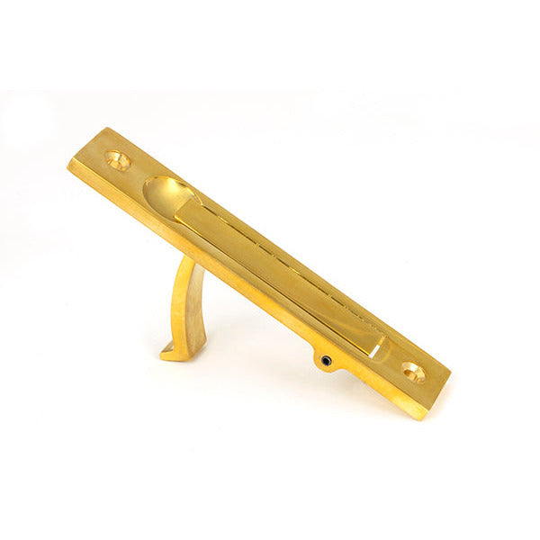 From The Anvil - 125mm x 25mm Edge Pull - Polished Brass - 47173 - Choice Handles