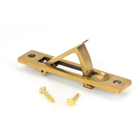 From The Anvil - 125mm x 25mm Edge Pull - Aged Brass - 48332 - Choice Handles