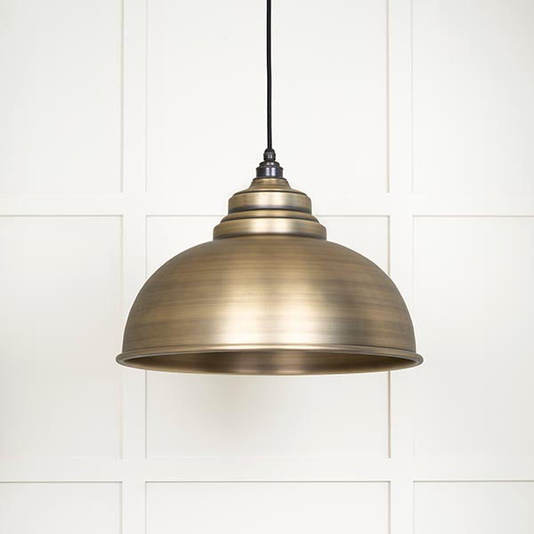 From The Anvil - Harborne Pendant - Aged Brass - 49498 - Choice Handles