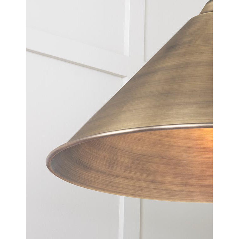 From The Anvil - Hockley Pendant - Aged Brass - 49499 - Choice Handles