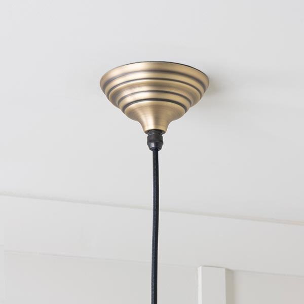 From The Anvil - Hockley Pendant - Aged Brass - 49499 - Choice Handles