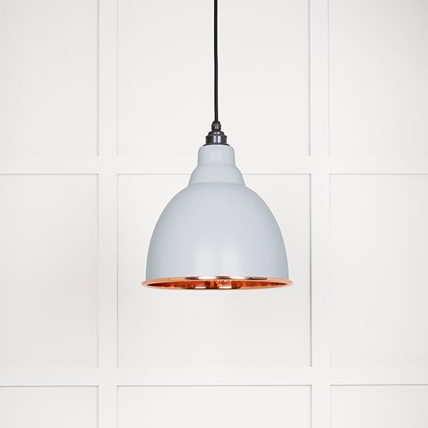 From The Anvil - Brindley Pendant in Birch - Hammered Copper - 49500BI - Choice Handles