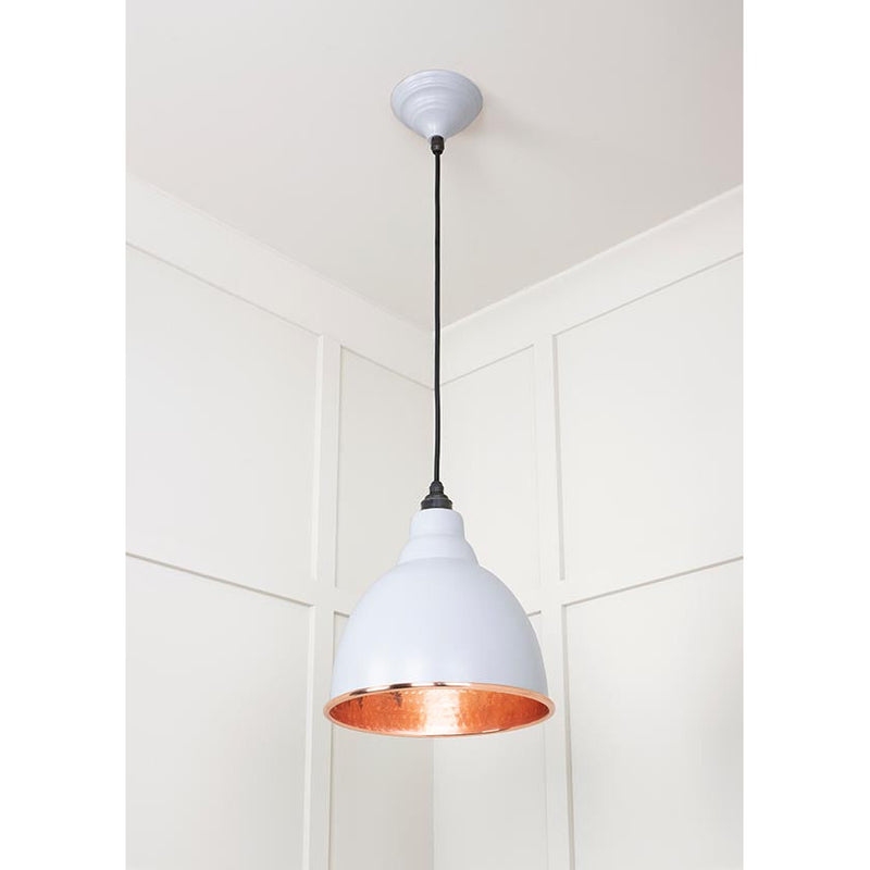 From The Anvil - Brindley Pendant in Birch - Hammered Copper - 49500BI - Choice Handles