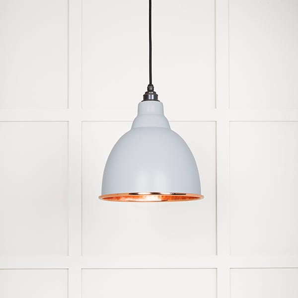 From The Anvil - Brindley Pendant in Birch - Hammered Copper - 49500BI - Choice Handles