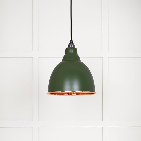 From The Anvil - Brindley Pendant in Heath - Hammered Copper - 49500H - Choice Handles