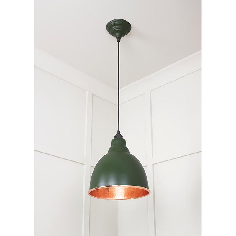 From The Anvil - Brindley Pendant in Heath - Hammered Copper - 49500H - Choice Handles