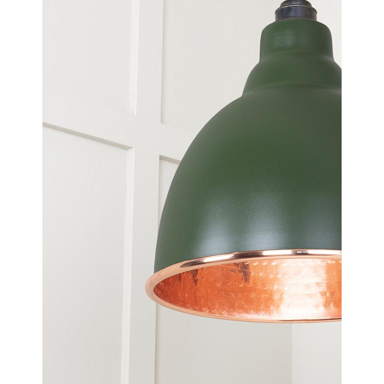 From The Anvil - Brindley Pendant in Heath - Hammered Copper - 49500H - Choice Handles