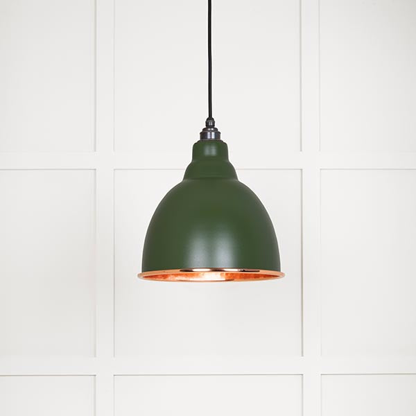 From The Anvil - Brindley Pendant in Heath - Hammered Copper - 49500H - Choice Handles