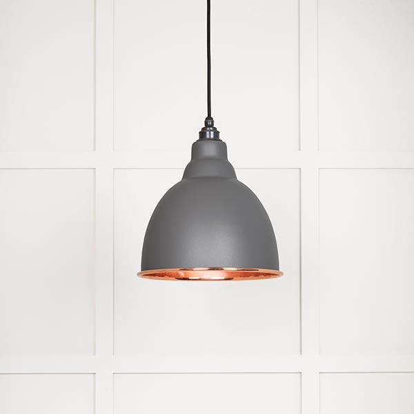 From The Anvil - Brindley Pendant in Bluff - Smooth Copper - 49500SBL - Choice Handles