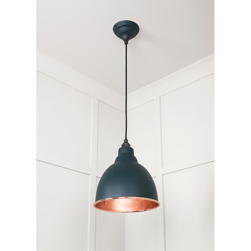 From The Anvil - Brindley Pendant in Dingle - Smooth Copper - 49500SDI - Choice Handles