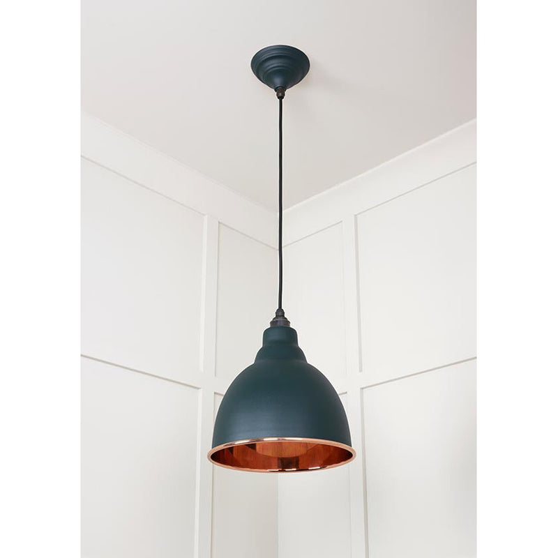 From The Anvil - Brindley Pendant in Dingle - Smooth Copper - 49500SDI - Choice Handles