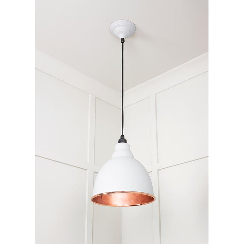 From The Anvil - Brindley Pendant in Flock - Smooth Copper - 49500SF - Choice Handles