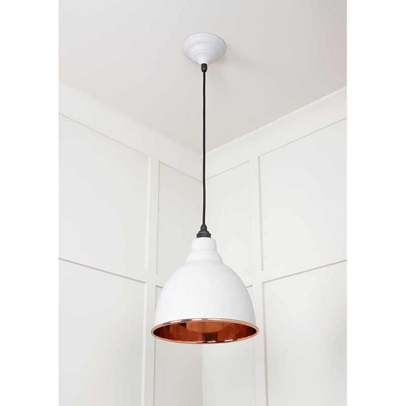 From The Anvil - Brindley Pendant in Flock - Smooth Copper - 49500SF - Choice Handles