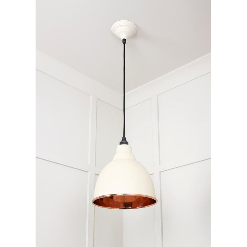 From The Anvil - Brindley Pendant in Teasel - Smooth Copper - 49500STE - Choice Handles