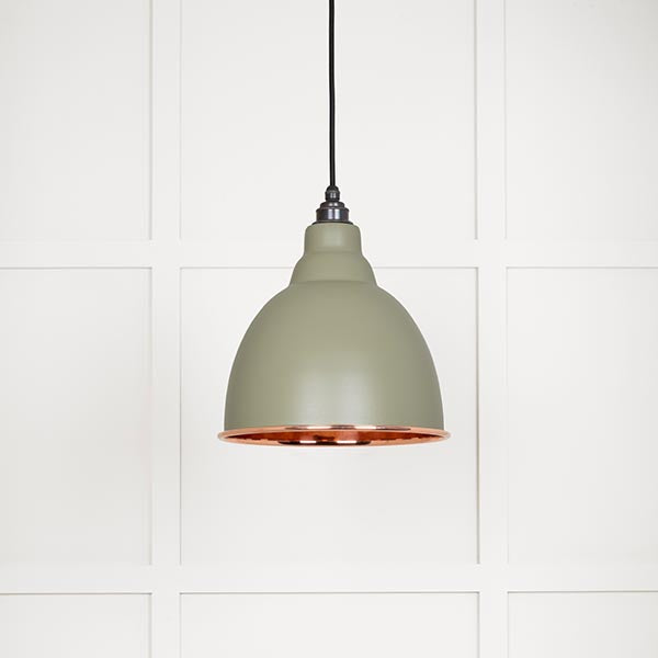 From The Anvil - Brindley Pendant in Tump - Smooth Copper - 49500STU - Choice Handles